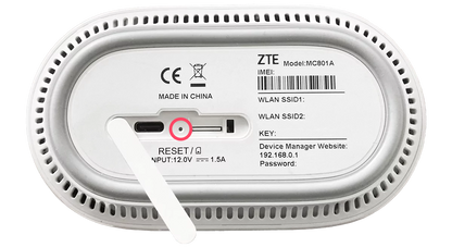 ZTE 5G Router MC801A Qualcomm X55 Chipset-Wifi 6-White