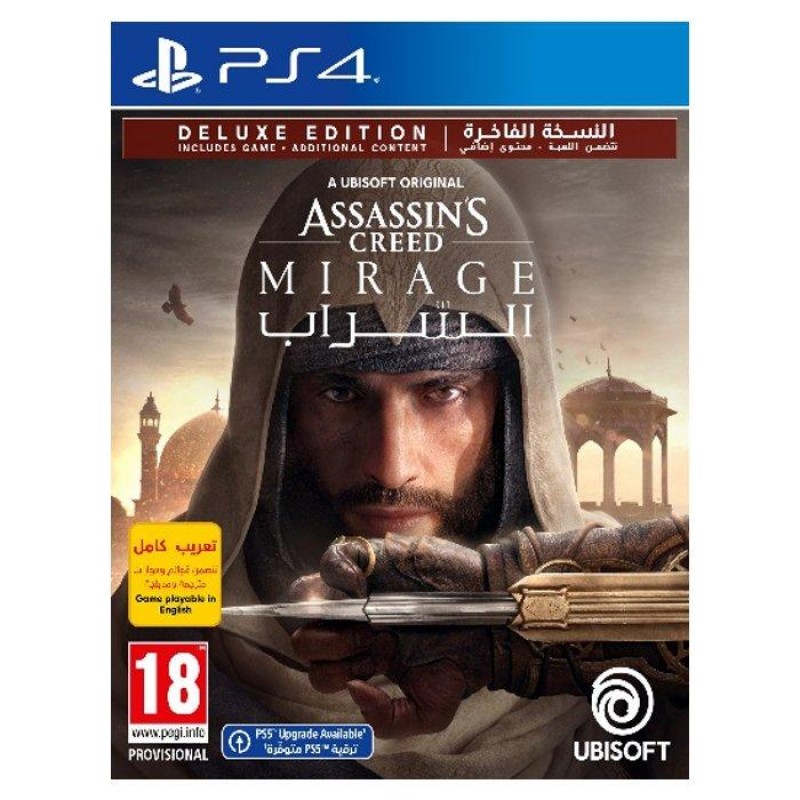 Assassins Creed Mirage Deluxe Edition Game – PlayStation 4