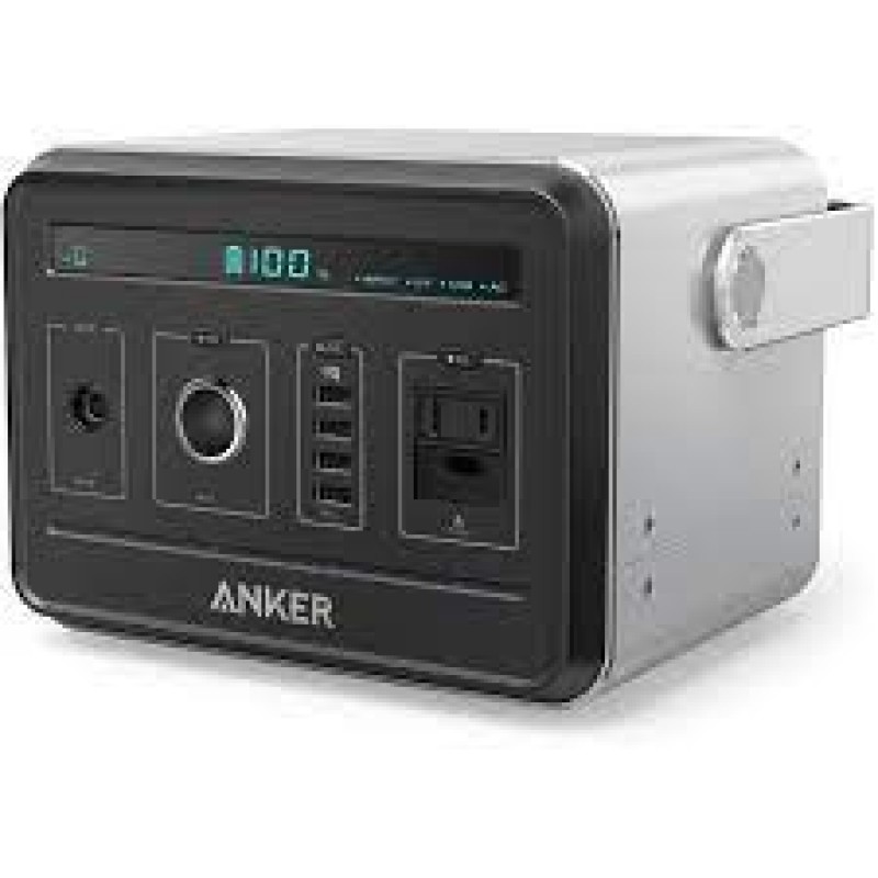 Anker PowerHouse 400Wh/120,000mAh Generator Black-Silver " Regular 