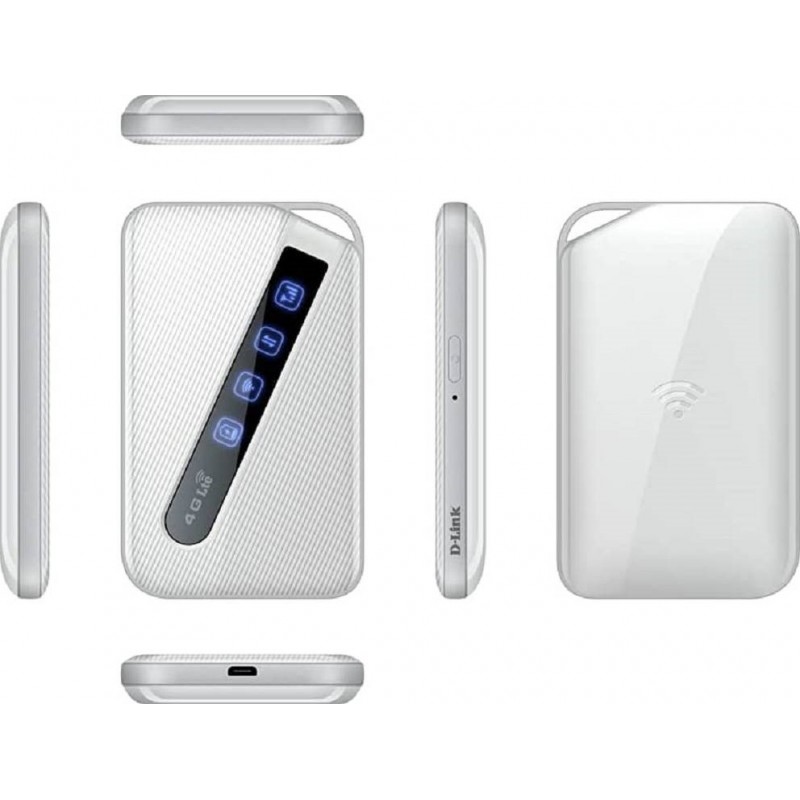 D-Link LTE 4G Portable Router with 3000mAh Power Bank Support - White 