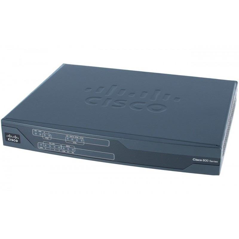 Cisco C888-K9 Router - WAN / 4x 10/100 / USB / DSL Modem KWD 150.000