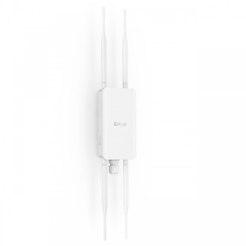 Linksys Cloud Managed AC1300 WiFi 5 Outdoor Wireless Access Point - 2.4 GHz, 5 GHz / LAN - Access Point 