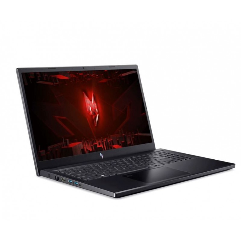 كمبيوتر محمول للألعاب Acer Nitro V 15 Core i7-13620H، ذاكرة وصول عشوائي 16 جيجابايت، سعة 512 جيجابايت SSD، NVIDIA GeForce RTX 4050 6 جيجابايت، شاشة 15.6 بوصة FHD IPS بمعدل تحديث 144 هرتز (ترخيص Windows 11 Pro) - أسود أوبسيديان