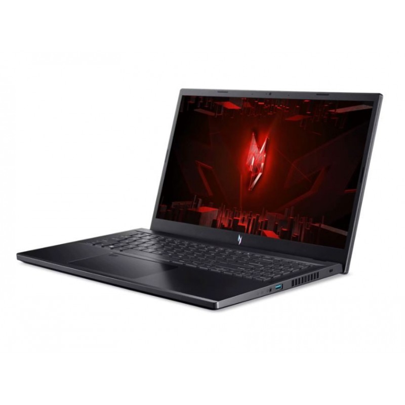 كمبيوتر محمول للألعاب Acer Nitro V 15 Core i7-13620H، ذاكرة وصول عشوائي 16 جيجابايت، سعة 512 جيجابايت SSD، NVIDIA GeForce RTX 4050 6 جيجابايت، شاشة 15.6 بوصة FHD IPS بمعدل تحديث 144 هرتز (ترخيص Windows 11 Pro) - أسود أوبسيديان