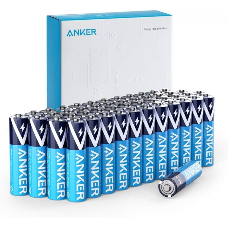 Anker Alkaline AAA Batteries (48-Pack) " Regular 