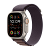 Apple Watch Ultra 2 - 49mm Titanium Case with Indigo Alpine Loop - Model MRER3AE/A - Band Size S