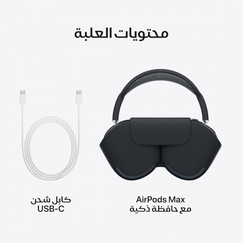 سماعات ابل AirPods Max (USB-C) - أزرق - إصدار 2024