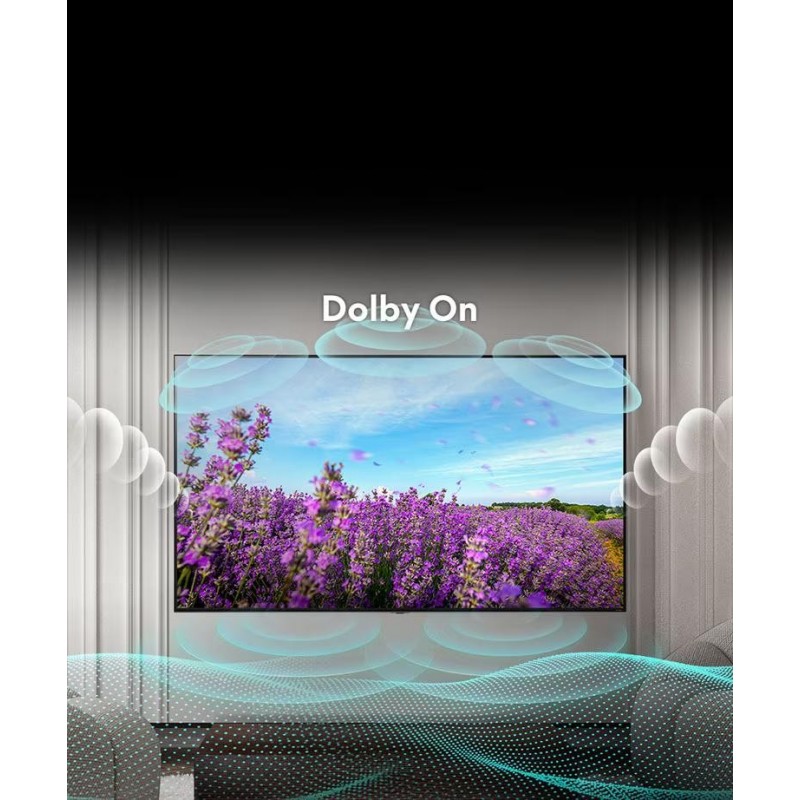 تلفزيون LG QNED مقاس 55 بوصة من سلسلة QNED80 ، تصميم شاشة سينمائي 4K HDR WEBOS22 مع THINQ AI