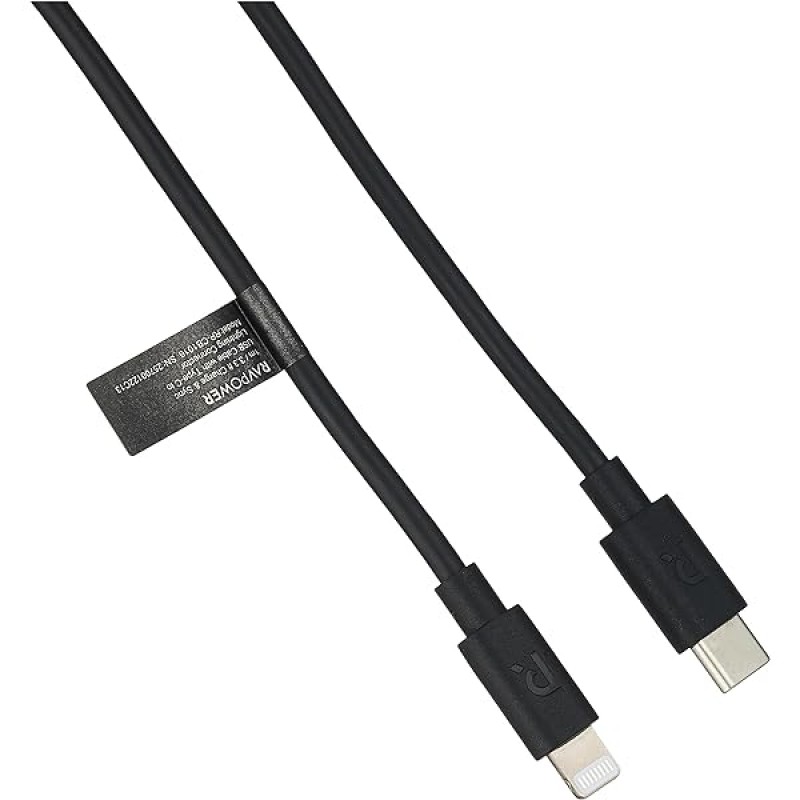 RAVPower RP-CB1017 C-L Cable 1.2m Nylon Grey