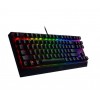 لوحة مفاتيح الألعاب الميكانيكية Razer Blackwidow V3 Tenkeyless بمفاتيح لمسية وقابلة للنقر باللون الأخضر