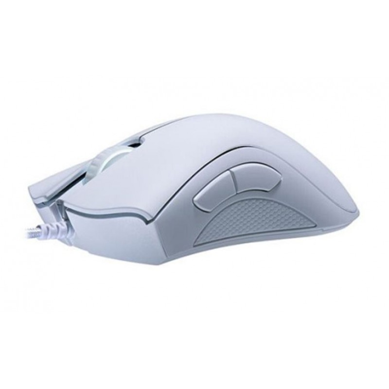 Razer DeathAdder Essential Ergonomic 6400 DPI Wired Gaming Mouse - White