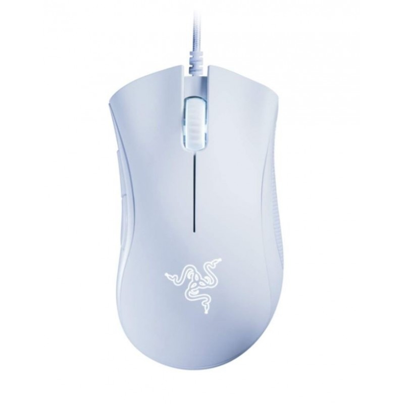 Razer DeathAdder Essential Ergonomic 6400 DPI Wired Gaming Mouse - White