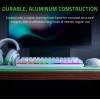 لوحة مفاتيح الألعاب Razer Huntsman Mini Mercury Edition 60% بمفاتيح بصرية خطية حمراء وأغطية مفاتيح من مادة PBT