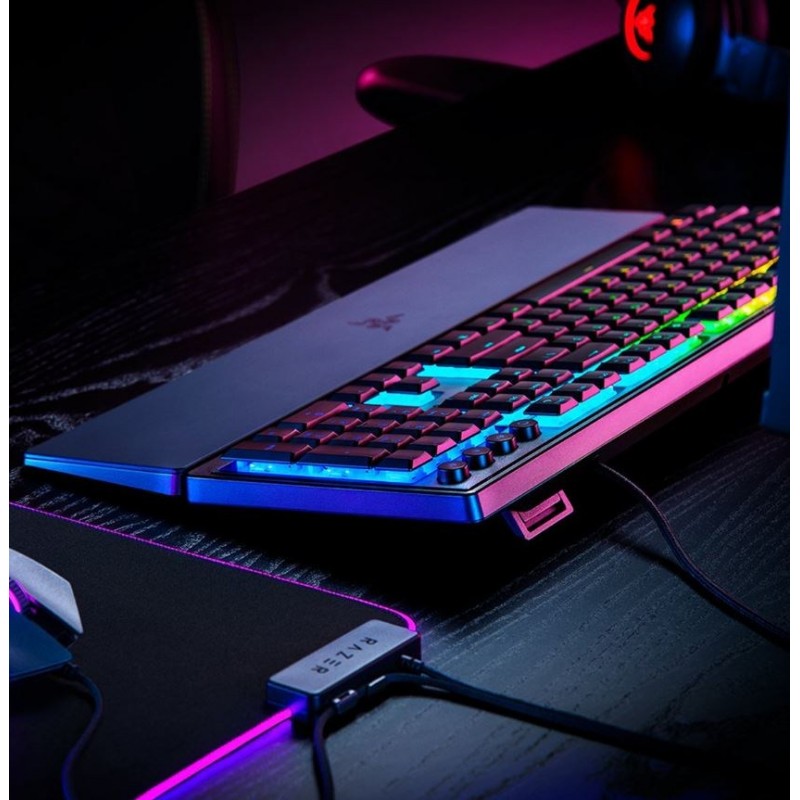 Razer Ornata V3 Low Profile RGB Lighting Zones Wired Gaming Keyboard With Mecha-Membrane Switches