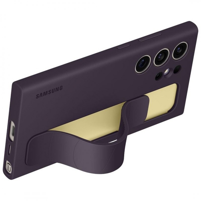 Samsung Galaxy S24 Ultra Standing Grip Case – Dark Violet