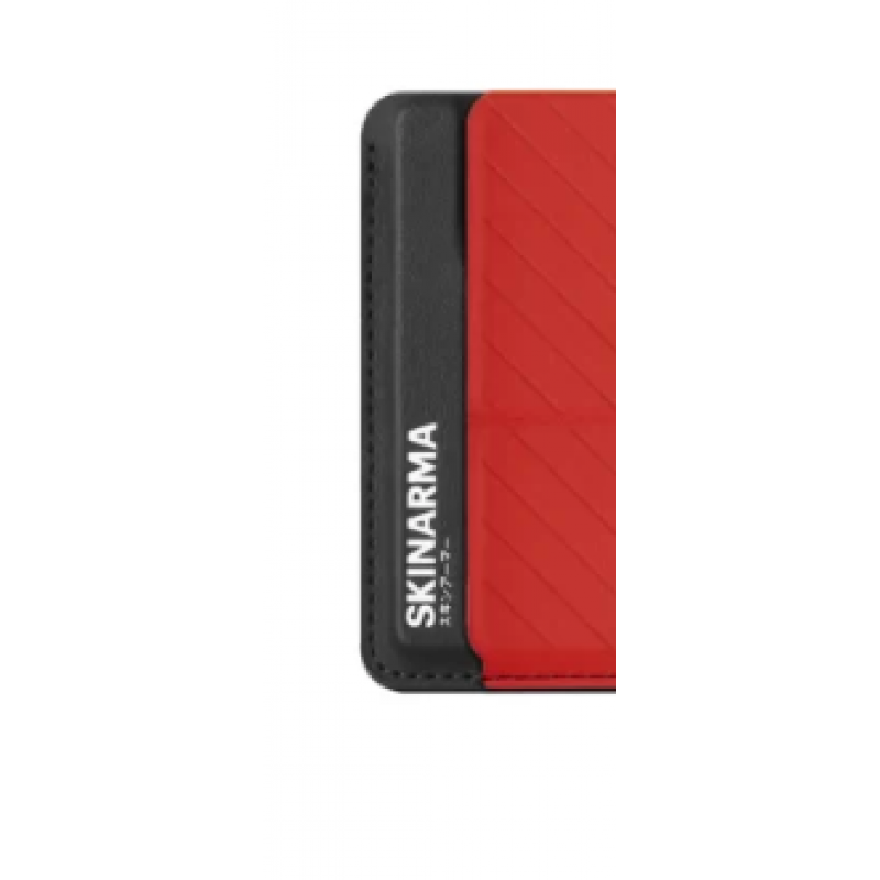 Skinarma KADO Mag-Charge Card Holder with Grip Stand VERMILLION