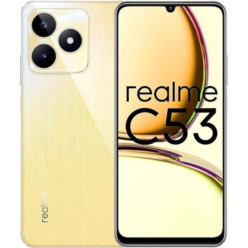 Realme C53 Dual SIM 6GB 128GB Storage – Champion Gold