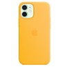 iPhone 12 mini Silicone Case with Sunflower