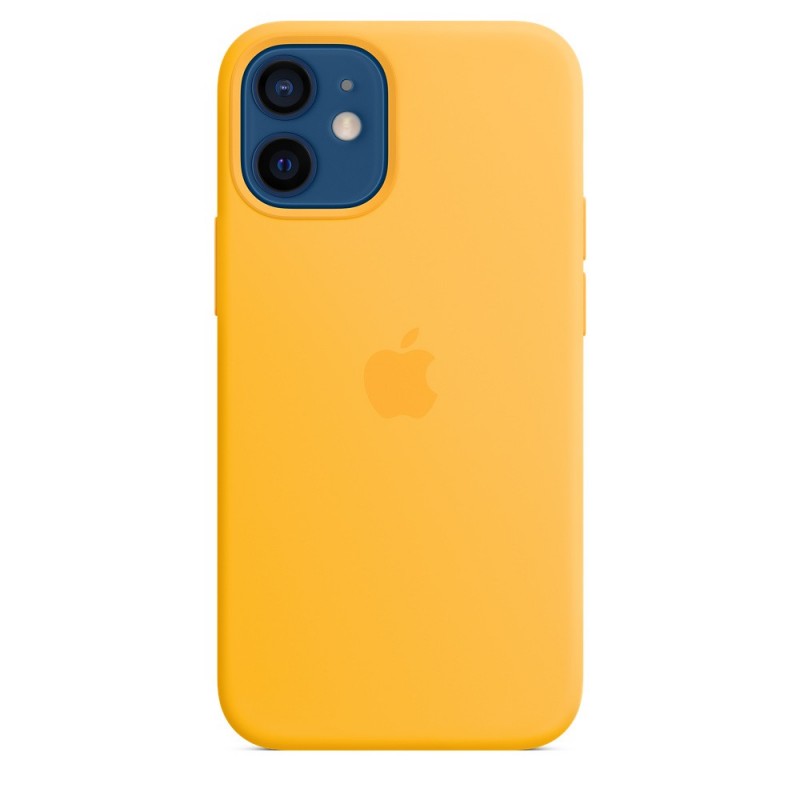 iPhone 12 mini Silicone Case with Sunflower