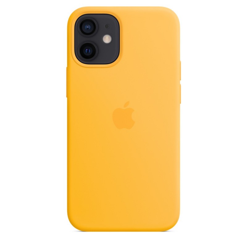 iPhone 12 mini Silicone Case with Sunflower