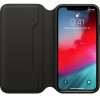 iPhone XS Leather Folio Black