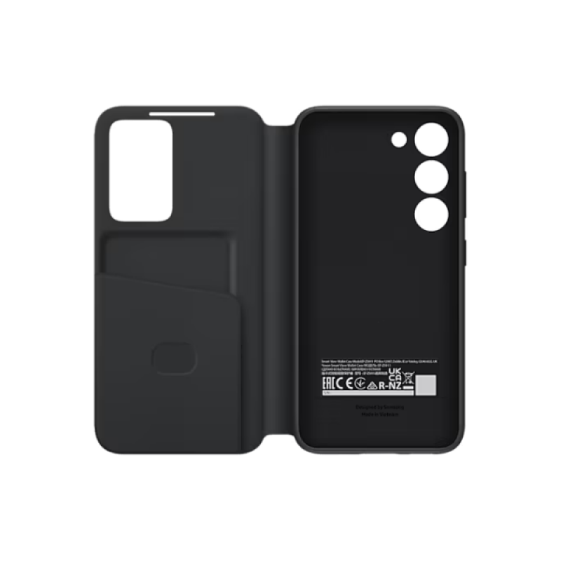 Galaxy S23 Smart View Wallet Case Black