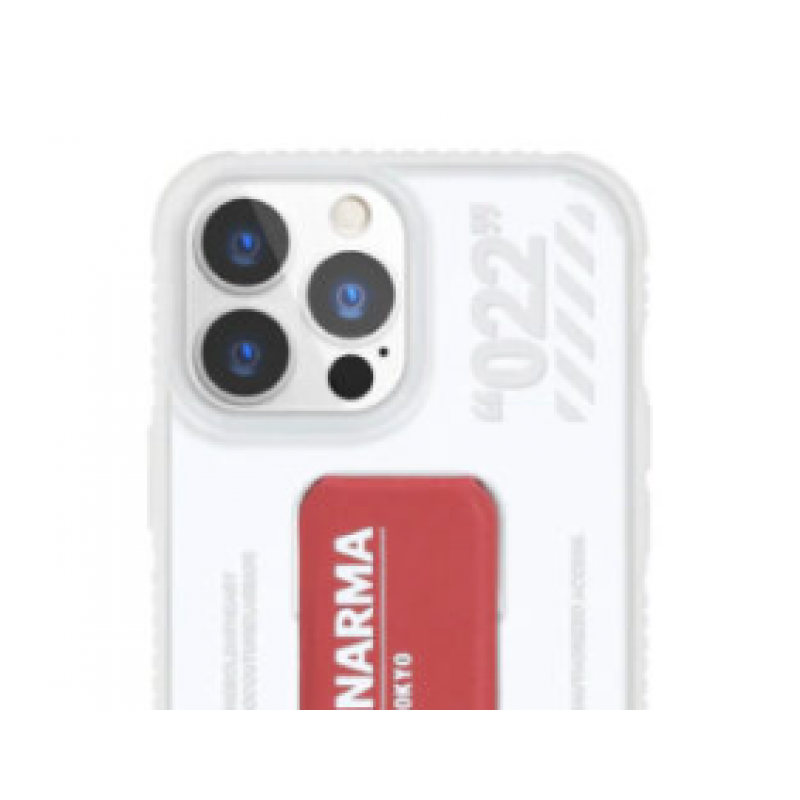 Skinarma Case iPhone 13 pro white and red