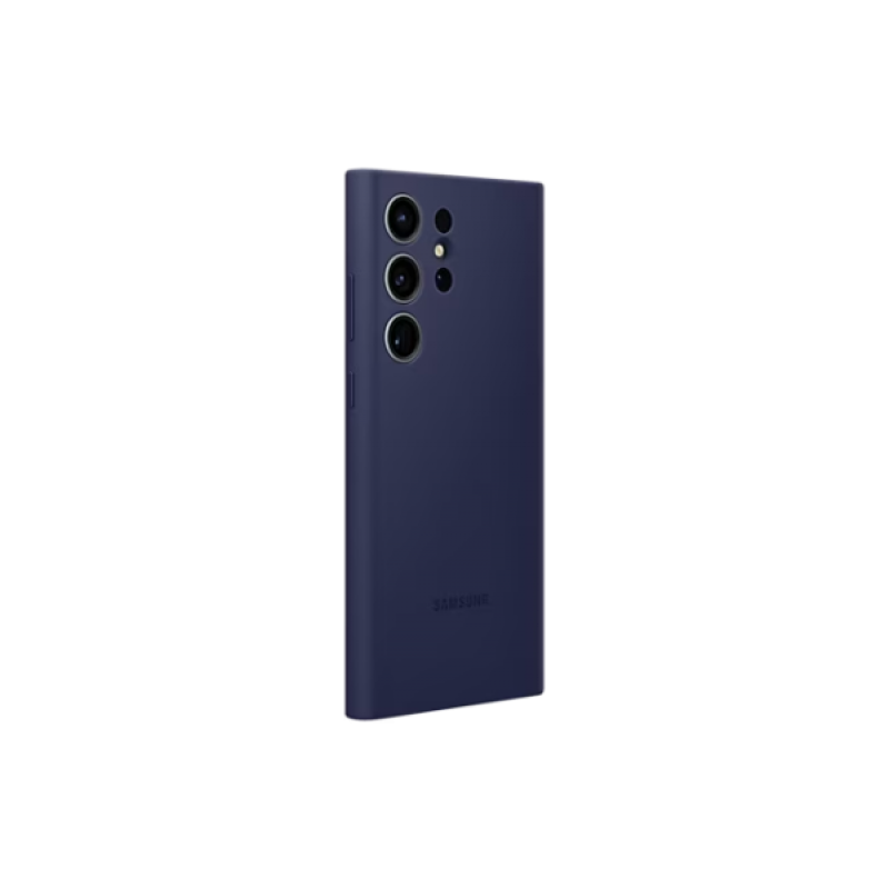 كفر سيليكون لجهاز Galaxy S23 Ultra، اللون: أزرق داكن