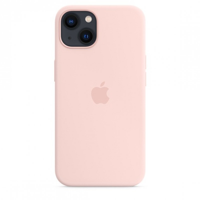 iPhone 13 Silicone Case with MagSafe – Chalk Pink