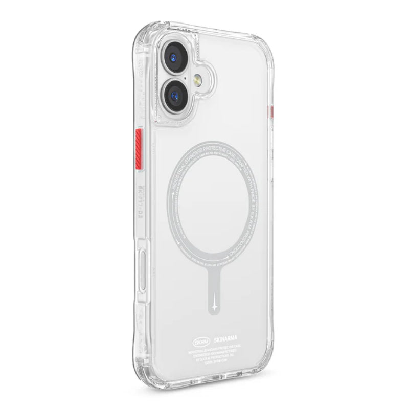 SKINARMA Case for iPhone 6.1" (2024) - Saido Mag-Charge Clear