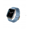 UNIQ ASPEN DESIGNER EDITION BRAIDED APPLE WATCH STRAP 41/40/38MM - CERULEAN BLUE