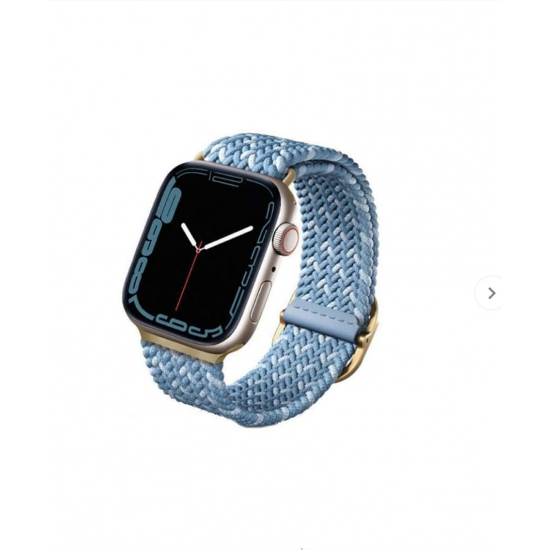 UNIQ ASPEN DESIGNER EDITION BRAIDED APPLE WATCH STRAP 41/40/38MM - CERULEAN BLUE