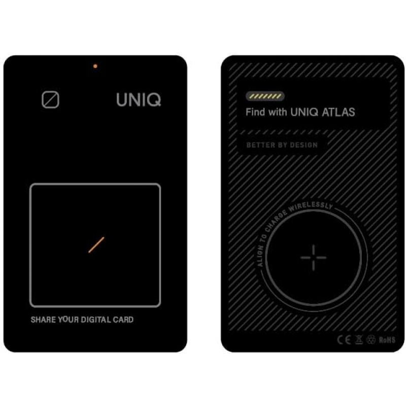 يونيك أطلس متعقب بطاقة مزود بتقنية NFC - جرافيت