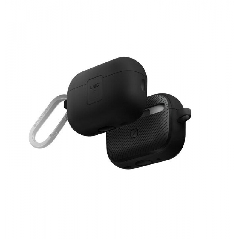 UNIQ CLYDE AirPods Pro 2nd Gen Lock Case - Charcoal (Charcoal/Dark Grey)