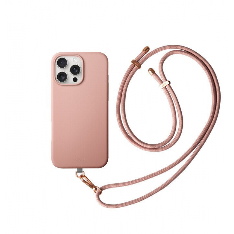 UNIQ COEHL iPhone 16 Pro (2024) 6.9" Magnetic Charging Crème - Ballet Pink (Ballet Pink)