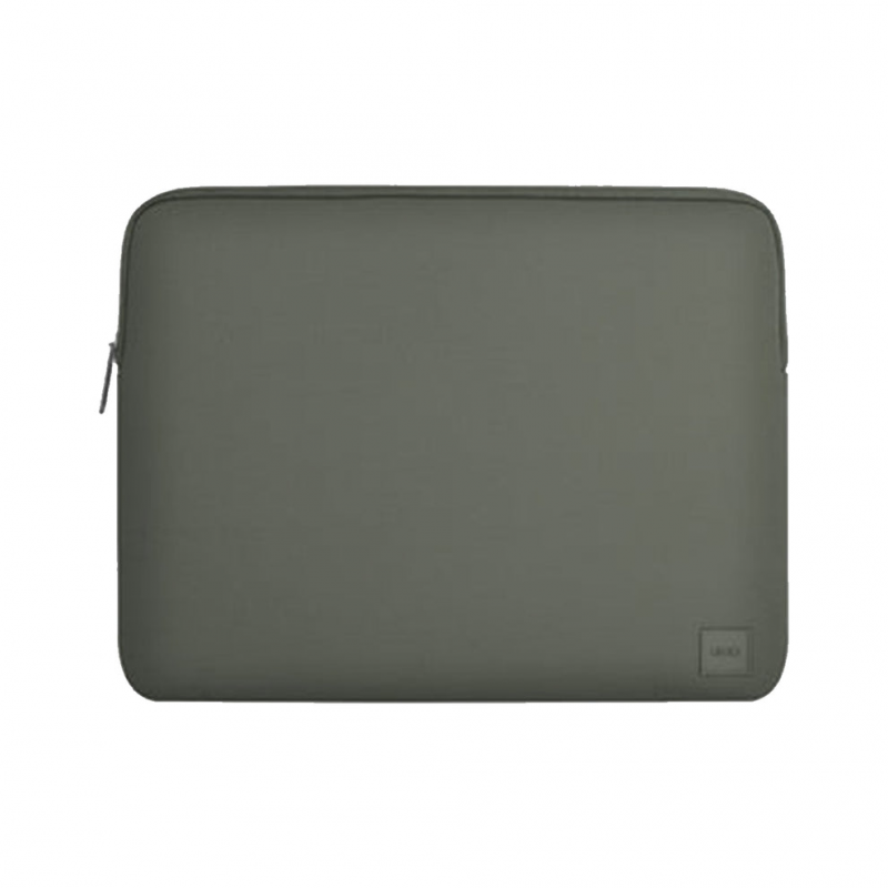 UNIQ CYPRUS WATER-RESISTANT NEOPRENE LAPTOP SLEEVE (UP TO 14”) - PEWTER GREEN (PEWTER GREEN)