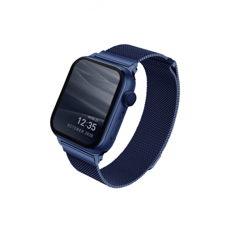 UNIQ DANTE APPLE WATCH MESH STEEL STRAP 45/44/42MM COBALT (COBALT BLUE)