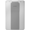 Uniq Heldro ID Magnetic Card Holder With Grip-Band and Stand - Chalk Grey