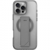 Uniq Hybrid Case for iPhone 16 Pro - MagClick Charging, Heldro Max with Camera Stand (6.9"), Lucent (Clear)