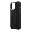 Uniq Hybrid Case for iPhone 16 Pro - MagClick Charging, Keva Max with Camera Stand (6.3"), Carbon Black