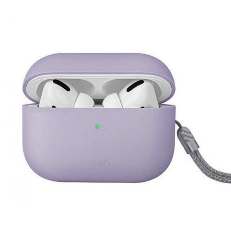 UNIQ LINO Hybrid Liquid Silicon AirPods Pro 2nd Gen (2022) Case - Lilac (Lavender)