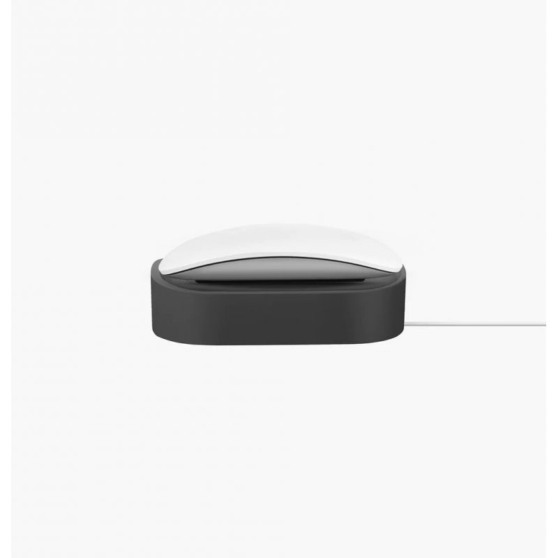 UNIQ NOVA COMPACT MAGIC MOUSE CHARGING DOCK WITH CABLE LOOP - CHARCOAL (DARK GREY)