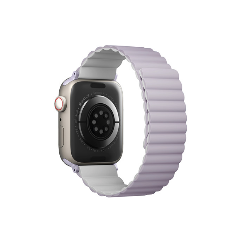 UNIQ REVIX Reversible Magnetic Apple Watch Strap 41/40/38MM - Lilac (Lilac/White)