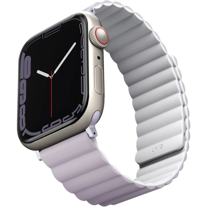 UNIQ REVIX Reversible Magnetic Apple Watch Strap 41/40/38MM - Lilac (Lilac/White)