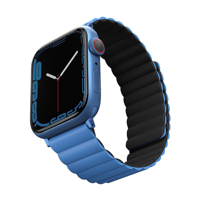 Uniq Revix Reversible Magnetic for Apple Watch Strap 42/44/45MM - Caspian (Blue/Black)