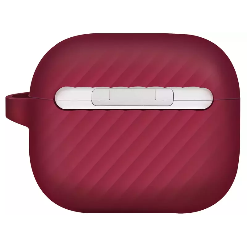 Uniq Vencer Silicone Hang Case for AirPods 3 - Burgundy Maroon