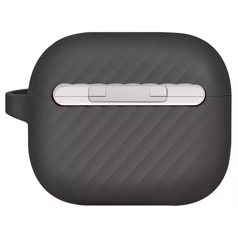 Uniq Vencer Silicone Hang Case for AirPods 3 - Charcoal Dark Grey