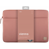 UNIQ VIENNA PROTECTIVE NYLON LAPTOP SLEEVE (UP TO 14”) - PEACH PINK (PEACH PINK)