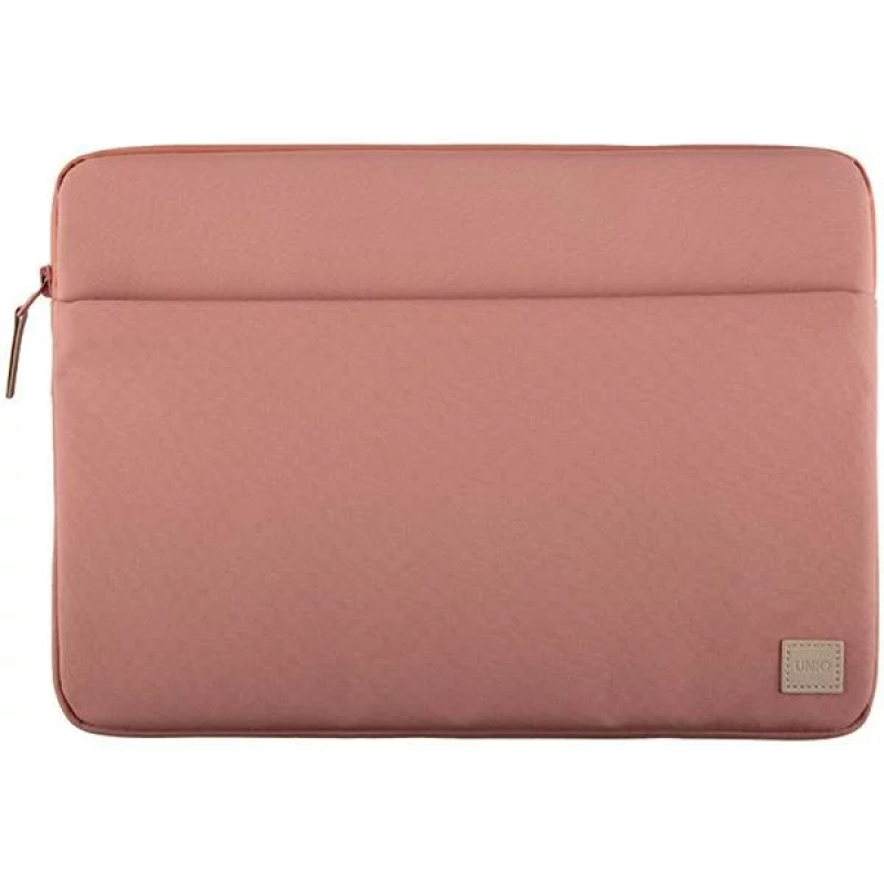 UNIQ VIENNA PROTECTIVE NYLON LAPTOP SLEEVE (UP TO 14”) - PEACH PINK (PEACH PINK)