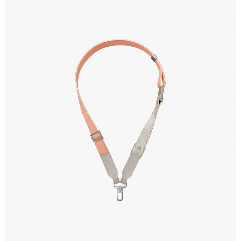 UNIQ Vista Duo 2-in-1 Lanyard and Hand Strap - Peach (Peach/Beige)